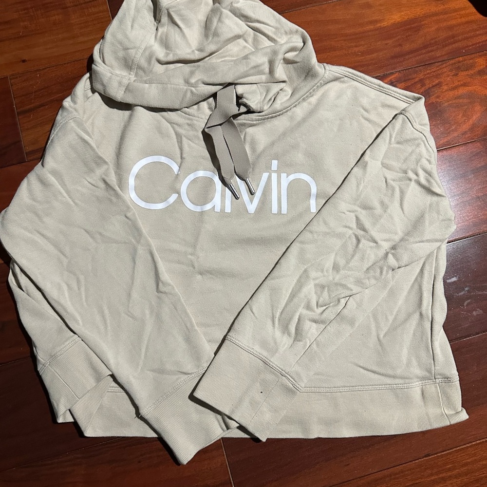 Calvin Klein Cream Knit Sweater